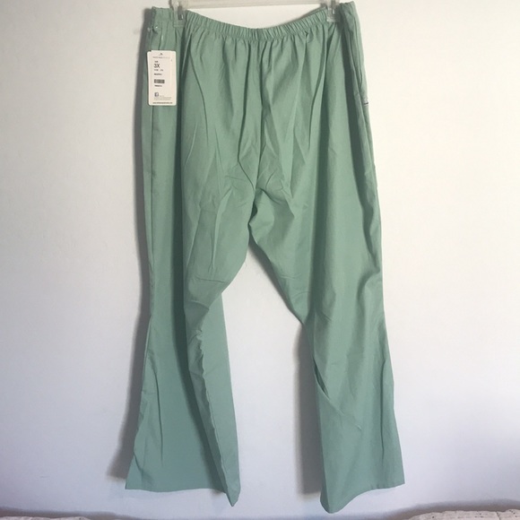 White Swan 3XL Drawstring Flare Leg Scrub Pants. - Picture 3 of 12